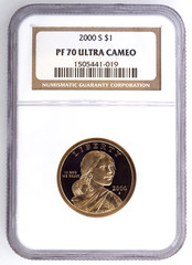 2000-S PROOF SACAGAWEA DOLLAR NGC PF70 ULTRA CAMEO 441019