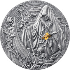 Charon The Great Greek Mythology 1 oz Antique finish Silver Coin Cameroon 2024