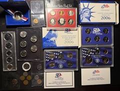 1981-S Proof Set 2006 Proof Sets Liberty Coin Indian Head Penny Coin Lot Coins
