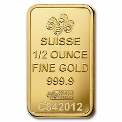 1/2 oz Gold Bar – PAMP Lady Fortuna Veriscan® (In Assay)