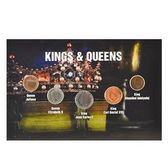 Kings & Queens | 5 Coin Set | Juliana | Elizabeth II | Juan Carlos I Rulers