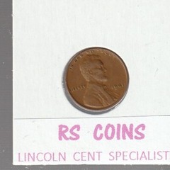 1941 1942 1943 1944 1945 ~ 5 coin LINCOLN PENNY SET / all grade VERY FINE