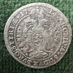 1714 Austria 3 Kreuzer Graz Mint Extra Fine | KM-1540 | Silver | Free Shipping