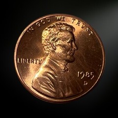 1985 D Denver Lincoln Memorial Penny (BU) Brilliant Uncirculated