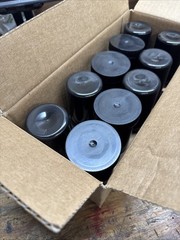 Box Of 10 Chevron Lube Watch Plastic Collection Bottles C3 Natural Gas Labels
