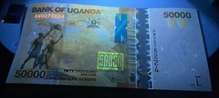 Uganda, 50000 (50,000) Shillings, 2021, P-54-New UNC Gorilla