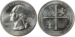 2019-D San Antonio Missions Texas Park NP ATB 25C Unc Quarter Denver mint NPD48