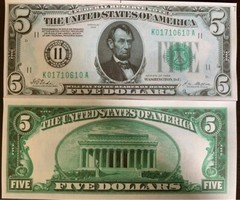 Reproduction 1928 Federal Reserve Note Set $5 -$10,000 Complete Set 9 Notes