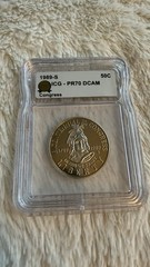 1989-S Congress Bicentennial 50C Half Dollar Commemorative ICG PR70 DCAM