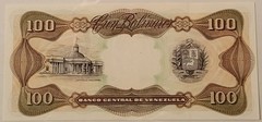 Venezuela 1998 100 Bolivares Bank Note Gem New 65 PPQ Legacy Currency Grading