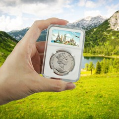 10 PCS Coin Slab Display Holder Storage 38mm for Morgan/Peace/Ike Silver Dollar