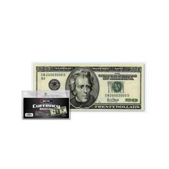 (100-Pack) BCW Regular Bill Currency Sleeves Fits Standard Dollars Ultra Clear