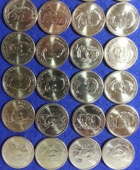 2007 2008 2009 2010 2011 P and D Presidential Dollars – 40 Coin Set