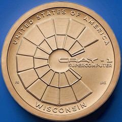 2026-P $1 Wisconsin American Innovation Dollar Uncirculated in 2×2 Coin Flip BU!