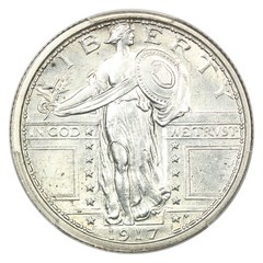 1917 25C PCGS MS63FH (Type 1) – Standing Liberty Quarter