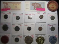 Misc Lot #1 of Coins, Tokens, Medals, World, Plated, and Junk Drawer Misc