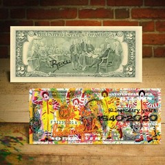 McDONALD’S 80th Anniversary Genuine $2 U.S. Bill Pop Art – HAND-SIGNED by Rency