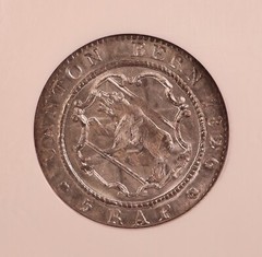 1826 Switzerland, Bern Canton 5 Rappen KM-192 – NGC MS64! Very Rare Mint State!