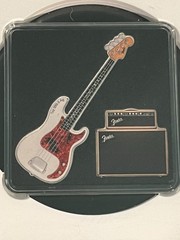 Fender Guitar & Amplifier 2023 Solomon Islands 1oz Silver Coins NGC Reverse PF70