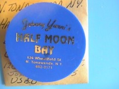 TOKEN PLASTIC NORTH TONAWANDA NY JIMMI YARNI’S HALF MOON BAY GOOD FOR ONE BOTTLE