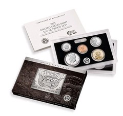 IN HAND 2025 S US Mint Silver Proof Set – 10 Coins w/ Box & COA 25RH , W/ Penny