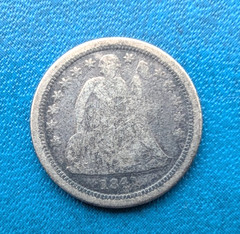 1841 O – USA Seated Liberty One Dime – United States silver 10 cents coin