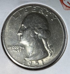 1951 Washington Quarter 25C 90% Silver Business Strike Philadelphia Mint UNC🔥🔥