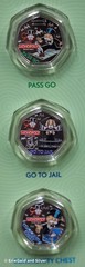 2025 Monopoly 90th Anniversary Silverplate Coin Set in OGP