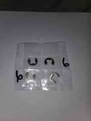 M6 6mm E-Clips Stainless Steel External Retaining Washer C-Clip E Clip (4 Pack)