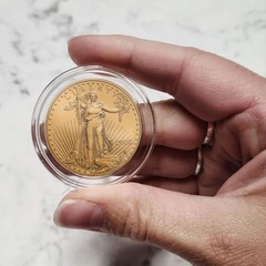 Air Tite Coin Holders 32.7mm for Gold Eagles and Silver Rounds Protective Cap…
