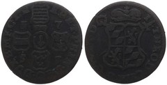 Belgium – Belgie 1 Liard 1751 Copper Coin, 3.1g, Ø 23mm KM# 155