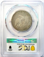 1836 Reeded Edge Capped Bust Half Dollar 50C – PCGS VF Details – Key Date!