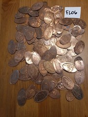 100+ Assorted Pressed Elongated Pennies From Florida See Description