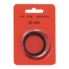 H32 Air-Tite Black Ring Fit 32mm Coin Capsule Holder for 1 oz Gold Eagle Bullion