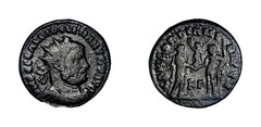 Diocletian (284-305) BL Radiatus (22mm, 3,16g) Cyzicus KL Authentic Ancient Coin