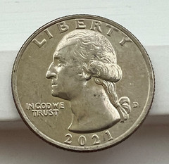 2021 D Crossing the Delaware 25 Cents ATB Quarter – Error – Rare