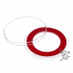 Air-Tite 10pcs 32.7mm Red Velour Ring 1oz Gold Eagle Coin Capsule Holders