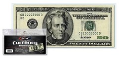500 BCW Soft Banknote Sleeves For Modern US Dollar Bill / World Currency V Thin