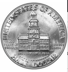 BICENTENNIAL Half Dollar 1776 – 1976 Kennedy & Independence Hall – Nice Coins !