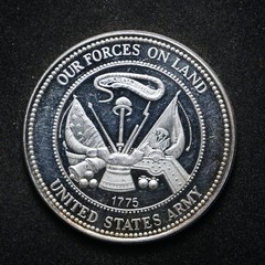 Support Those Who Serve our Country Army 1-oz .999 Silver Rd BU (cn17096)