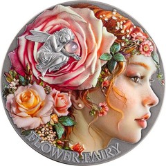 2026 Cameroon Nature Spirits Series Flower Fairy 2 oz Silver Coin 500 Mintage
