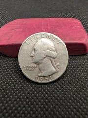 1951-S Washington Quarter 90% Silver