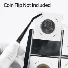 200 Pockets Collecting Album for Coin Flip – Classic Large Capacity Collectio…
