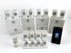 Coinfinity Stacker 41mm – WHITE – Smart Storage for ASE, Silver Rounds – 2 Pack