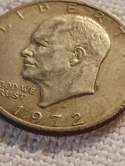 1972-S Eisenhower Ike Dollar 40% Silver Coin