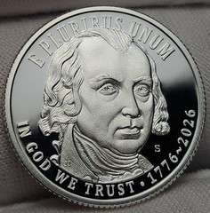 2026 S US Constitution .999 Silver Proof Quarter 25c US Coin James Madison HMAe4