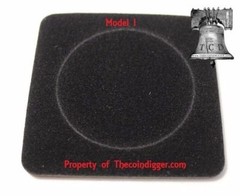 5 Air-tite Coin Capsule Display Card Storage Insert Holder BLACK Model I or 43mm