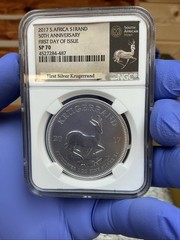 2021 South Africa S1 RAND 50TH ANNIVERSARY FIRST DAY OF ISSUE SP70 NGC