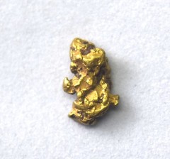 California Natural 20-23K Yellow Gold Nugget Specimen 0.4 grams