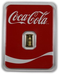 1/2 Gram PAMP Coca-Cola .9999 24k Gold Bar Assay Package Sealed #62100P